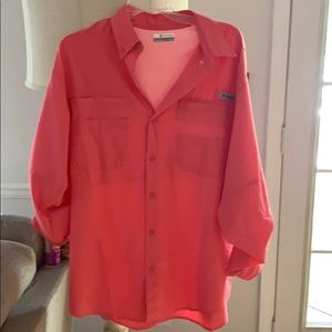 Columbia PFG shirt Men’s Medium Pink